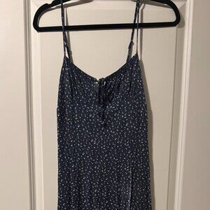 Brandy Melville Floral Tie Front Midi Dress EU Release